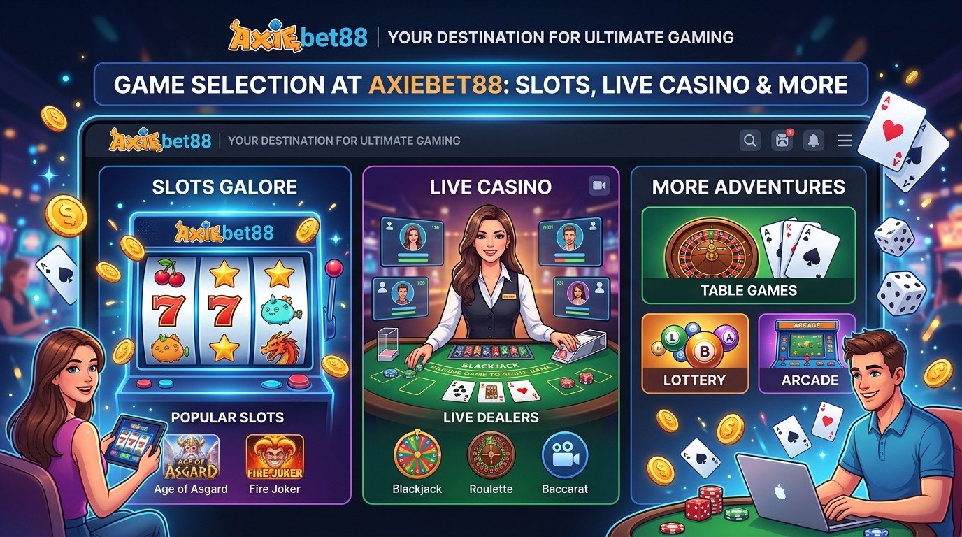 Game Selection at Axiebet88: Slots, Live Casino & More