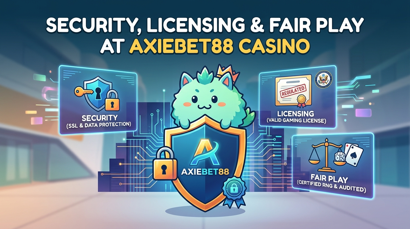 Security, Licensing & Fair Play at Axiebet88 Casino
