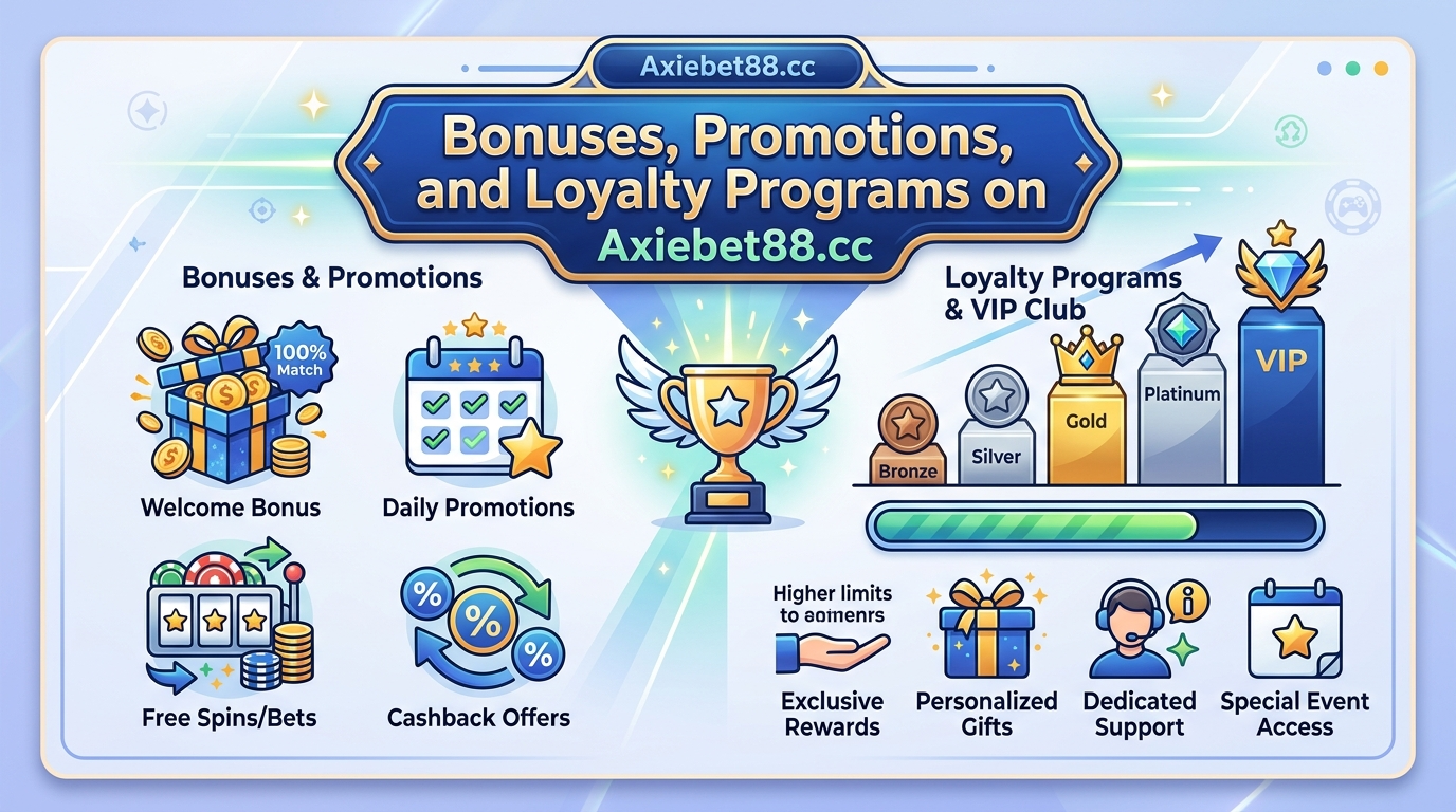 Bonuses, Promotions, and Loyalty Programs on Axiebet88.cc