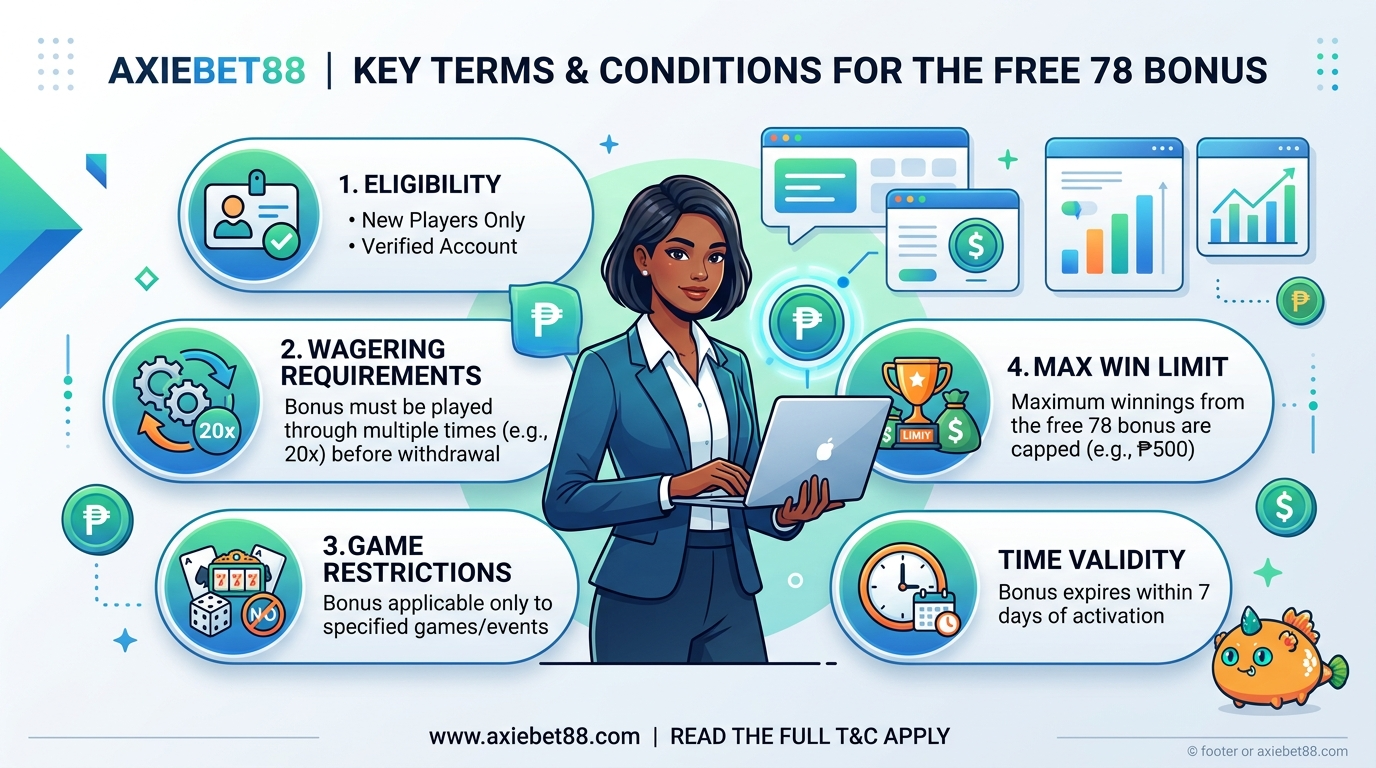 Key Terms & Conditions for the Free 78 Bonus