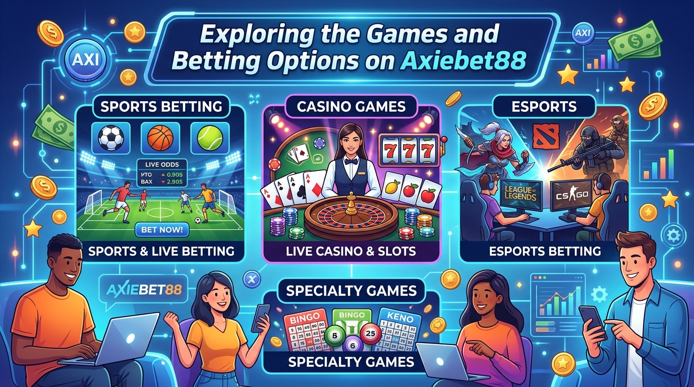 Exploring the Games and Betting Options on Axiebet88