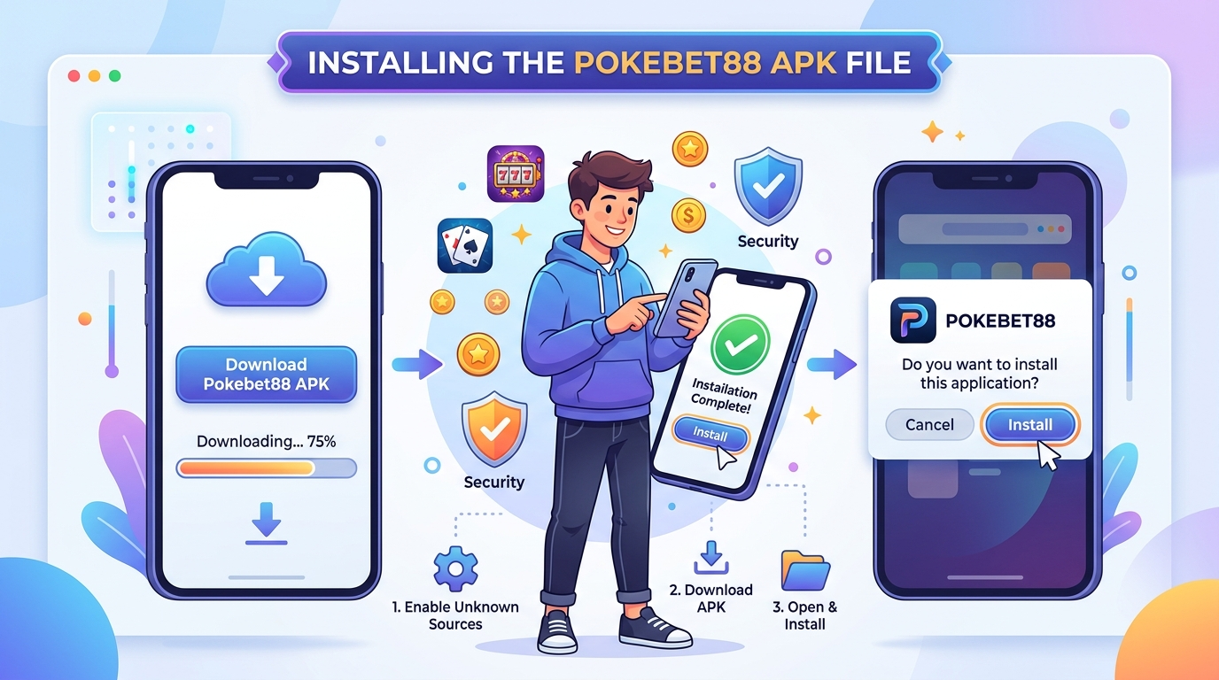 Installing the Pokebet88 APK File