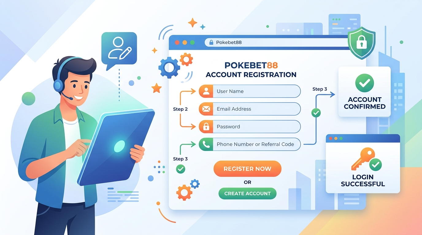 Registering for a New Pokebet88 Account